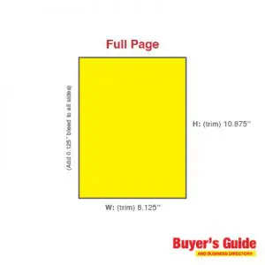 2025 Full Page - Buyer's Guide
