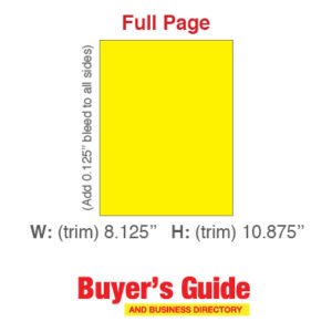 2026 Full Page - Buyer's Guide