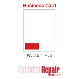 2026 Business Card - Collision Repair Mag